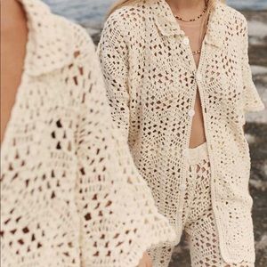 Maurie + Eve Crocheted Shirt